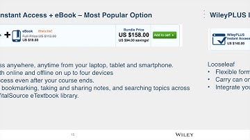 WileyPLUS Organic Chemistry FDOC