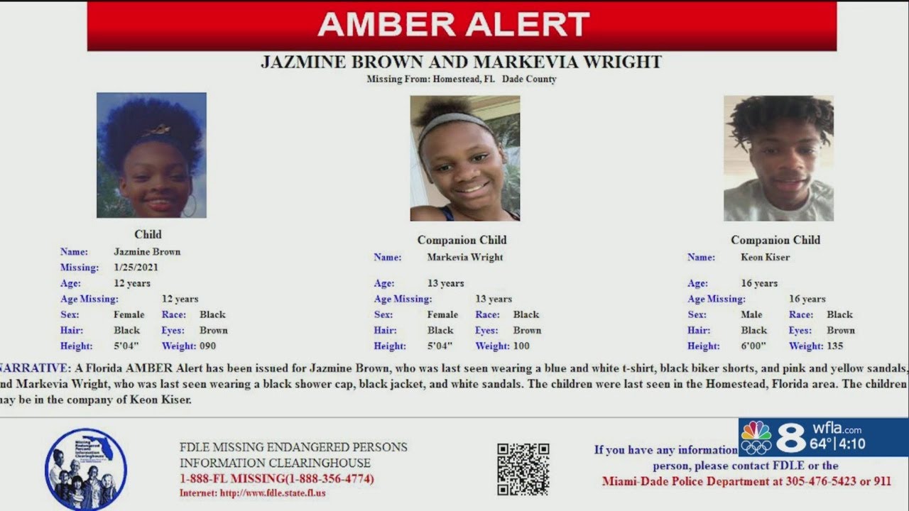Amber Alert issued for two missing girls in South Florida - YouTube