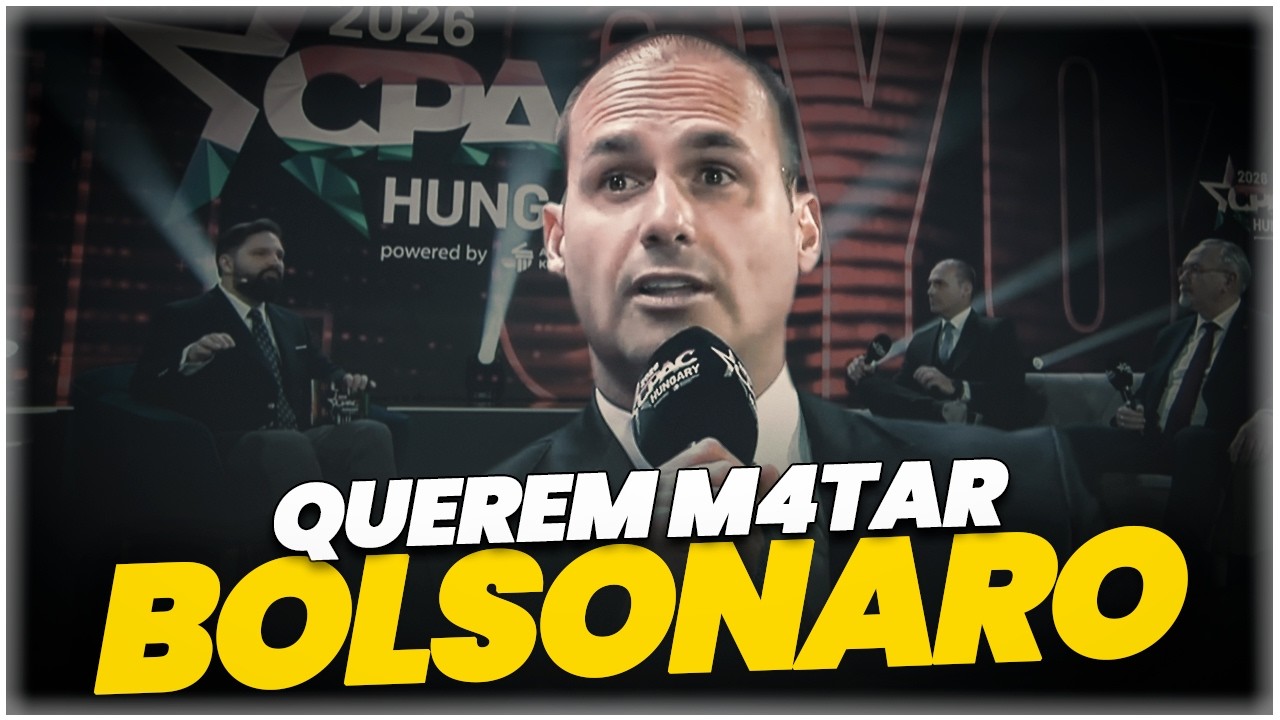 Eduardo Bolsonaro denuncia perseguição global no CPAC Hungria