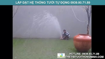 Lắp đặt tưới cỏ tự động biệt thự sân vườn tphcm quận 2, 7 uy tín Florain