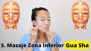 Masaje de la Mandibula con Gua Sha (Zona inferior) [Vídeo 8 #CursoGuasha] | Wabissabi