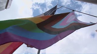 Pride flag raised at Travis County government building for first time