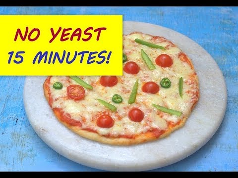 Easy Pizza Dough Recipe - No yeast!