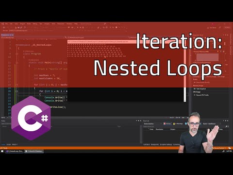 6.3 Iteration: Nested Loops - Learning C#