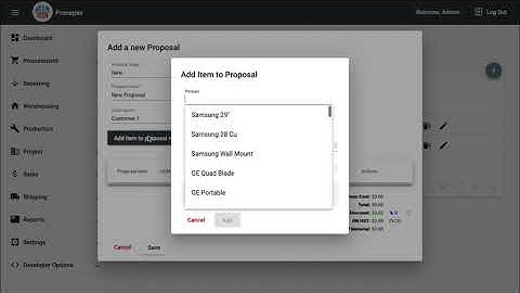 How to Create a New Project Proposal in Artintech ERP (Step-by-Step Guide)
