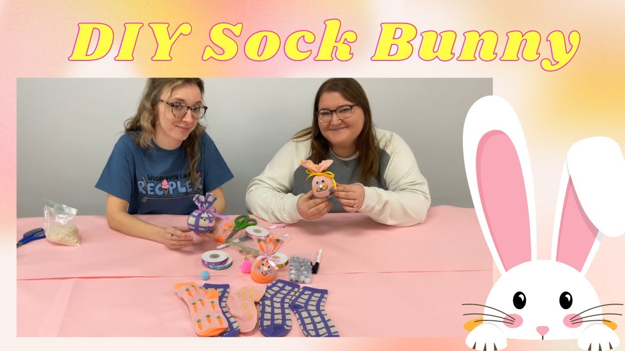Sock Rabbit Dice DIY Sock Bunny - YouTube