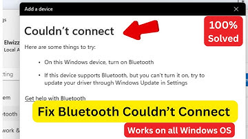 Bluetooth Couldn