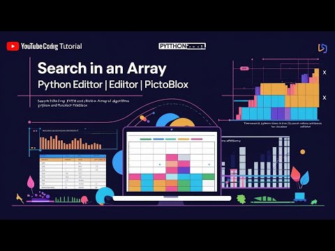 Search in an Array | Python Editor | PictoBlox
