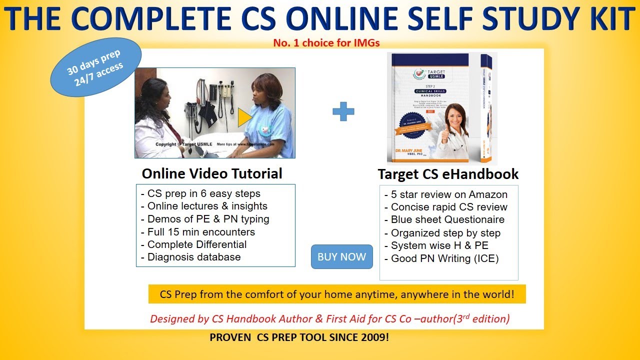 USMLE | Step 2 CS | COMPLETE ONLINE CS STUDY MATERIAL | PASS CS FIRST ...