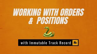 Python API Algo Trading 101 |  EP.3 Working with Orders & Positions