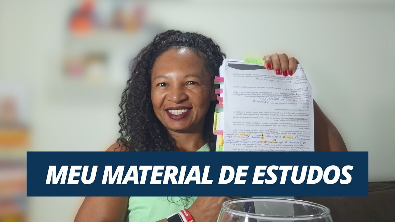 QUAL é o meu MATERIAL de ESTUDOS com as QUESTÕES??