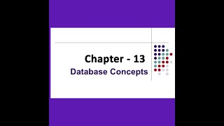 II PUC - Chapter 13 - Database Concepts - part - 17
