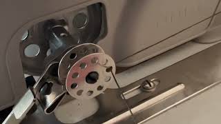 How to fill the bobbin with new thread - JUKI industrial sewing machine
