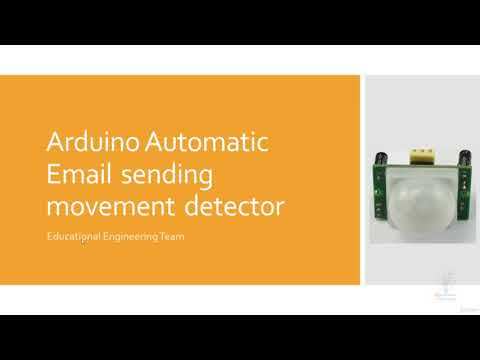 Arduino Email Sending Motion Detector - learn Hardware