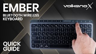 Bluetooth Wireless Rechargeable Keyboard | Ember Series | VolkanoX screenshot 5