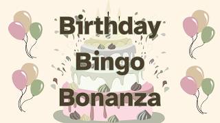 Birthday Bingo Bonanza Planning Party