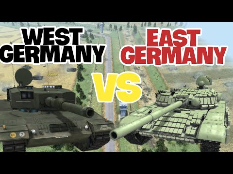 West vs east GERMANY tank battle mowas 2 gameplay
