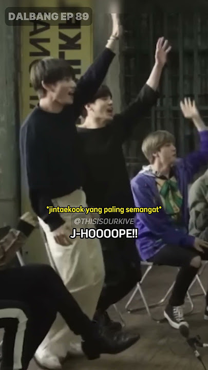 89 | nah kan, sakit kan, kelewat semangat sih si JK 😂 #runbts #jungkook #jhope