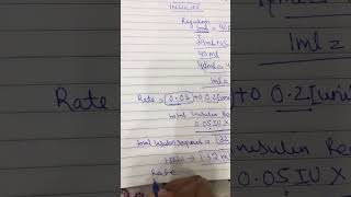 INSULIN INFUSION CALCULATION PART 1 | HYPERGLYCEMIA | INSULIN IN NEONATES | NICU DRUGS screenshot 4