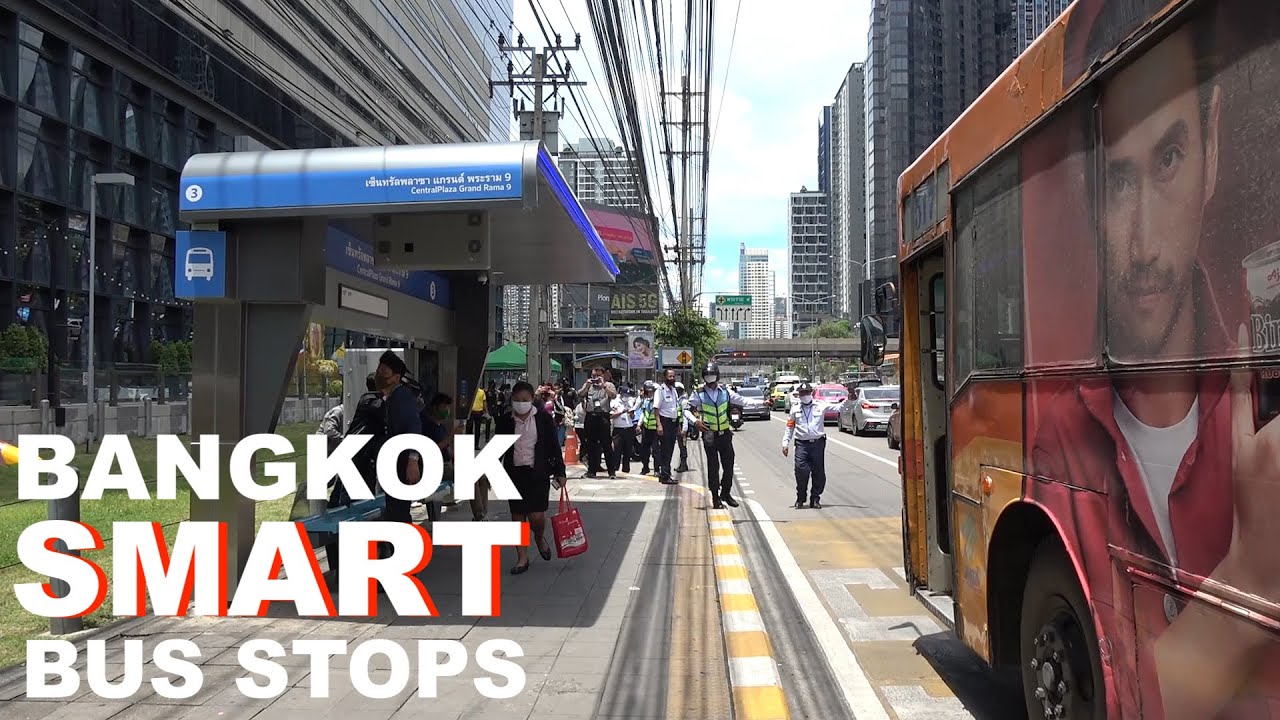 Bangkok's New 'Smart' Bus Stops