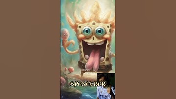 Spongebob Scary monster |all character #shorts #animation #spongebob