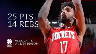 Tari Eason 25 pts 14 rebs vs Rockets 23/24 season