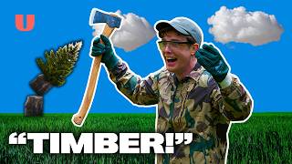 Is Ed Gamble The Worlds WORST Lumberjack? | David Mitchell’s Outsiders @UAndLaughs