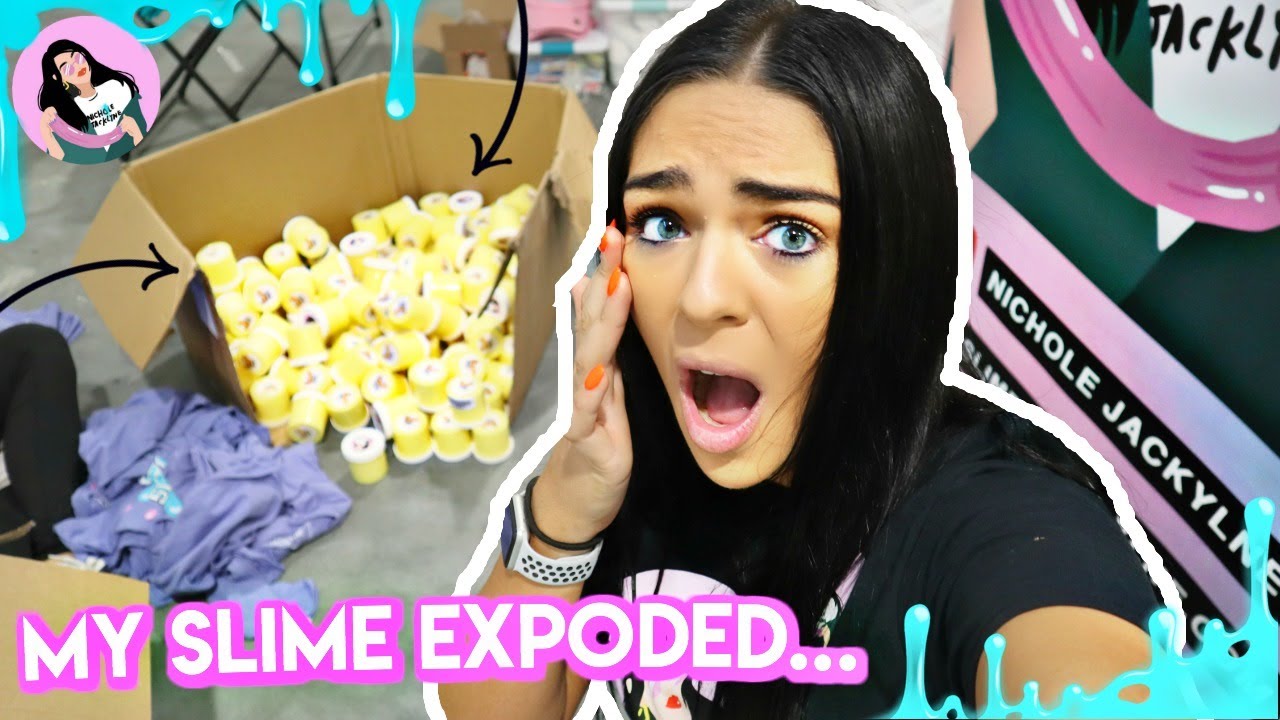 ALL my slime EXPLODED at slime bash...?!  *rip twinkie bread*