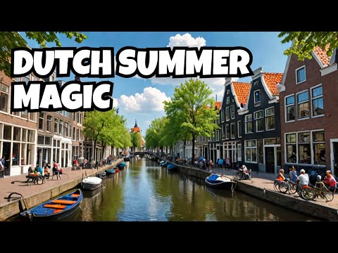 🇳🇱WALKING IN NETHERLANDS SUMMER 2023- HELLEVOETSLUIS ZUIDLAND 4K UHD🇳🇱