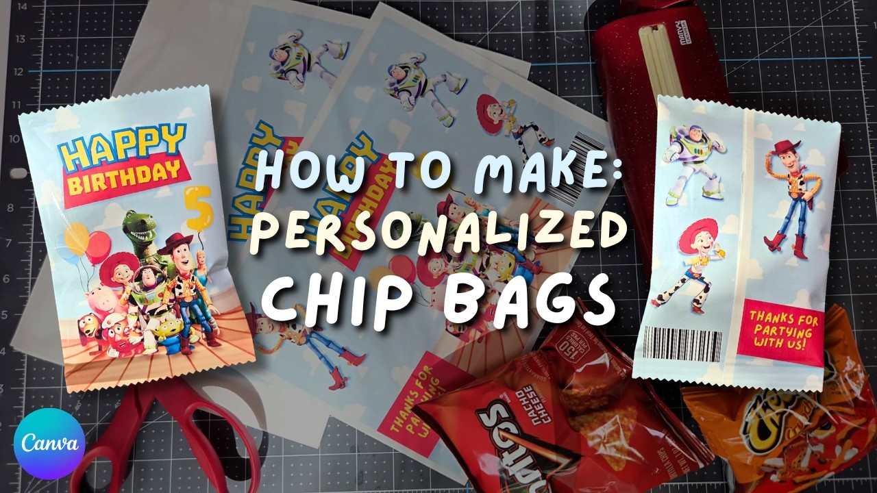 Super Easy Chip Bag Design and Assembly Tutorial w/ Canva - UPDATED ...
