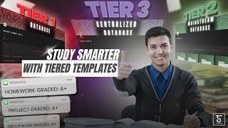 The ULTIMATE 3-Tiered NOTION Student Template Update