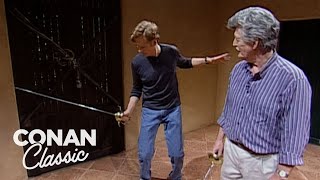 Conan Gets Stage Combat Training | Late Night with Conan O’Brien