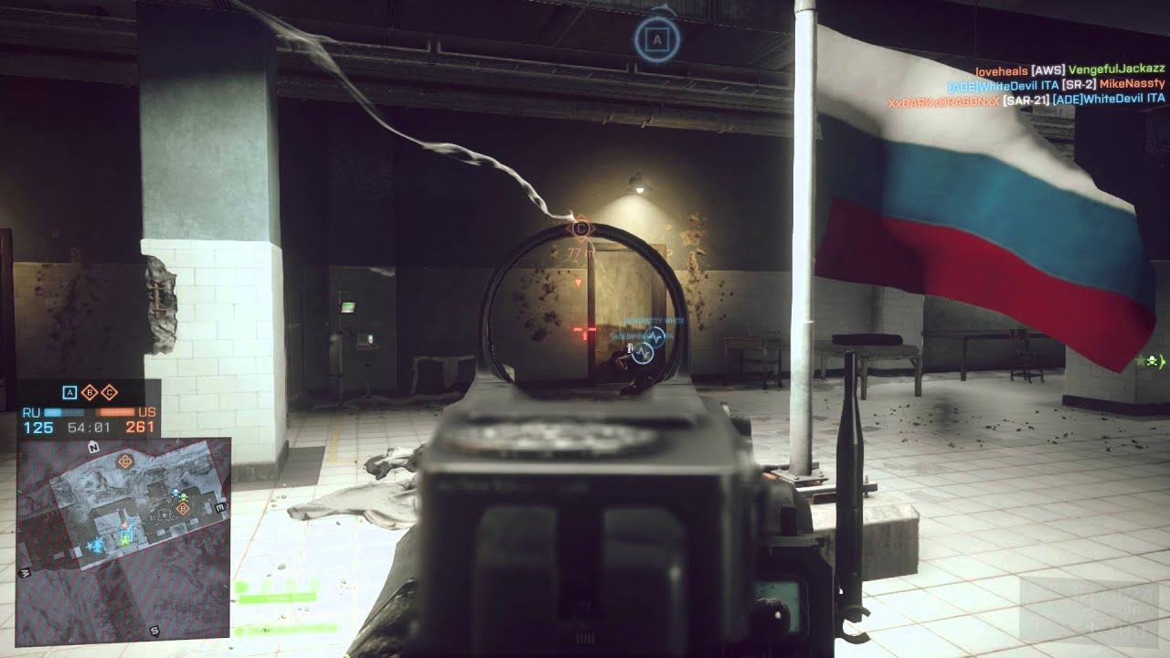 BF4 Accept the challenge..Switch! Awesome SG553 setup (50+ Kills