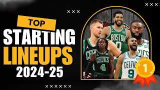 Power Ranking NBA Starting Lineups For The 2024-25 Season! |