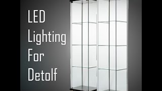 Denken ledematen landheer IKEA Detolf LED Lighting - YouTube