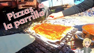 Pizza a la parrilla una opción  económica para tus cumpleaños #recetas #recetasfáciles