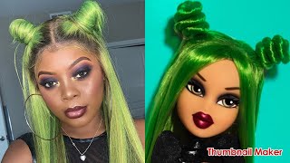 BRATZ CHALLENGE! Makeup & Hair Tutorial | Jamiiiiiiiie
