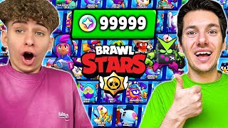 Wielki pojedynek KTO MA WIĘCEJ SKINÓW w BRAWL STARS z Tritsusem🤑 *strasznie rzadkie*