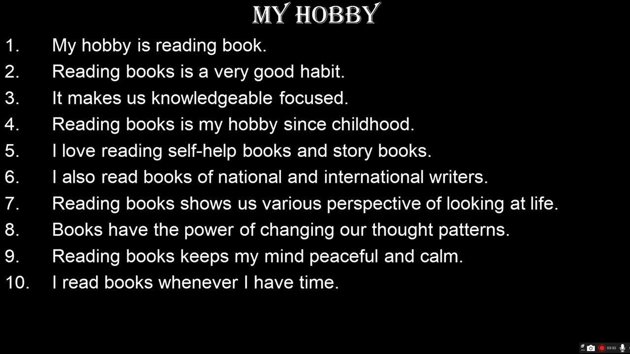 Creative Writing #5 (My Intro 100 Sentences)