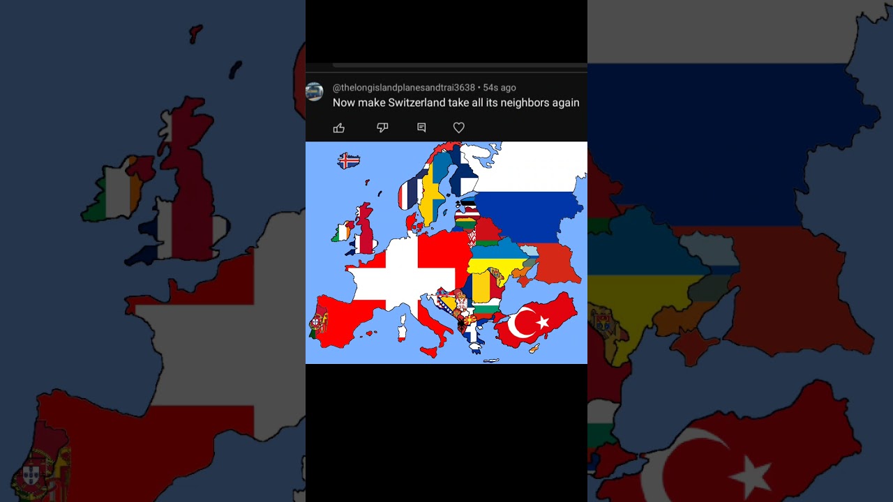 Switzerland but it takes its neighbors neighbors 