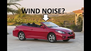 Toyota Solara Convertible top front latch adjustment screenshot 4