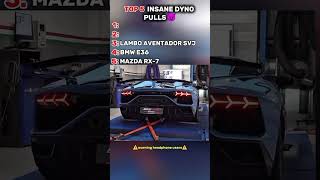 TOP 5 INSANE DYNO PULLS 😈  #exhaust #carcompetition #us #dyno #use