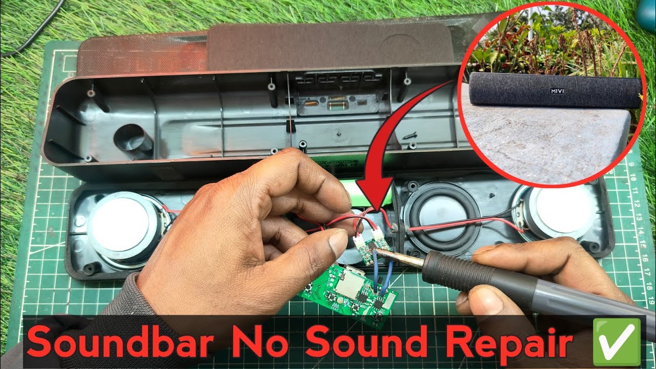 Soundbar No Sound Repair / Bluetooth Speaker Repair 