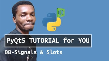 PyQt5 Tutorial #8 - Signals & Slots