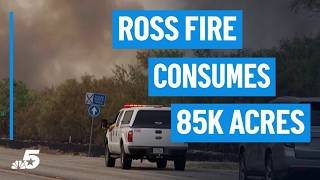 Ross Fire video shows 85,000 acres burned in Texas ranchlands | NBC DFW