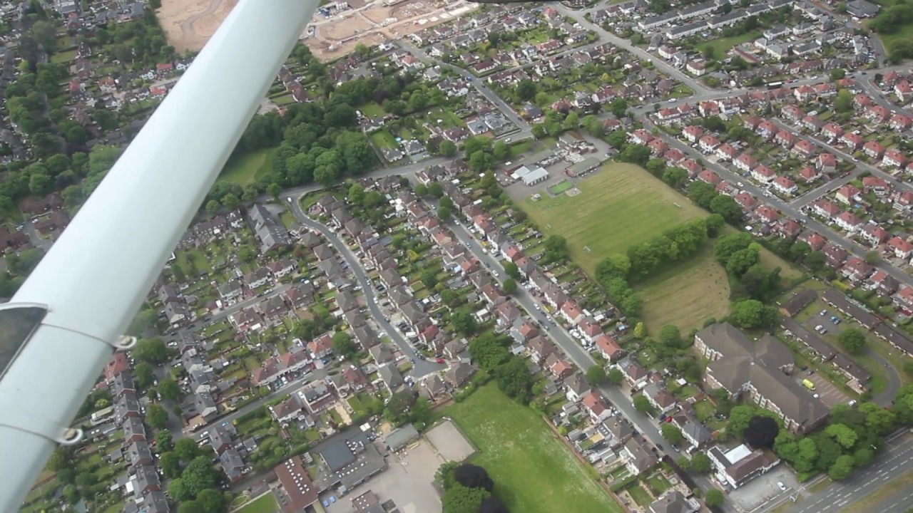 Bromborough from the air YouTube
