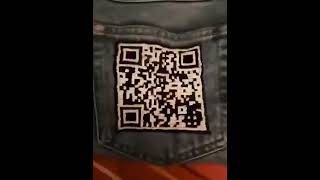 Pocket Jeans QR Code Rickroll