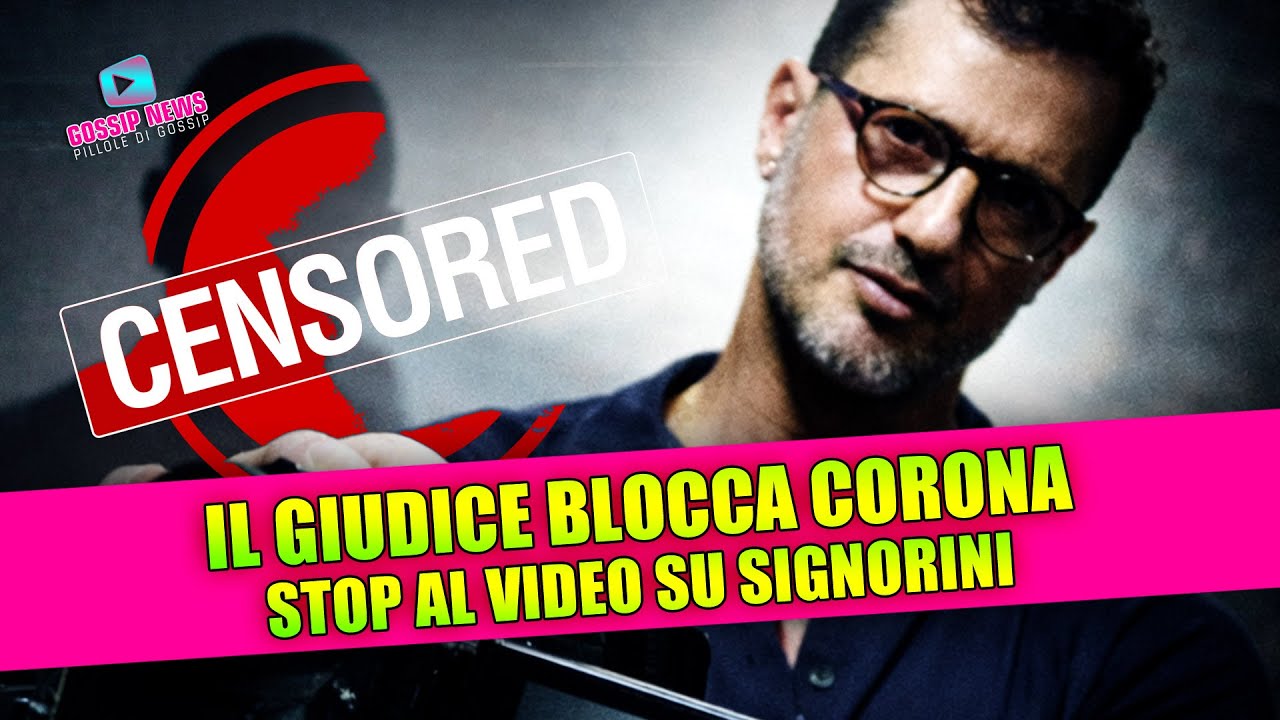 Il giudice blocca Corona: stop al video su Signorini. È solo l'inizio?