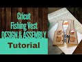 Cricut fishing vest card tutorial