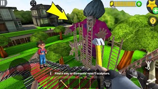 Spam Multi trap and ladders in Chapter Update Teacher Scary 3D Android Game |  part 3121